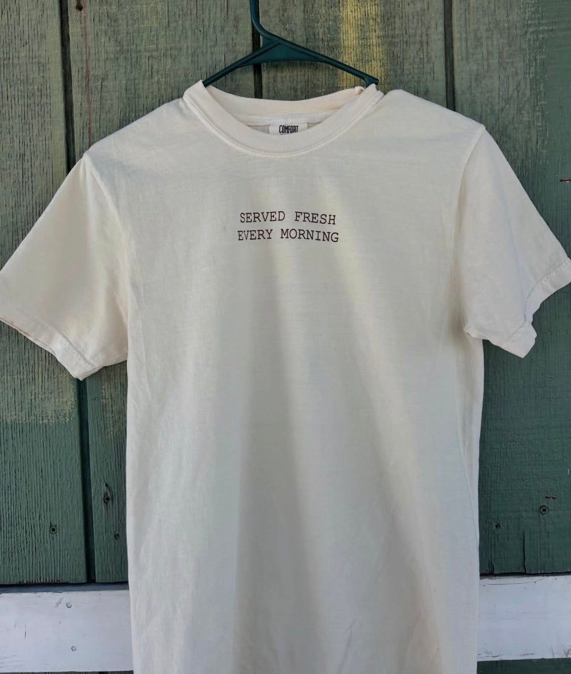 Glory’s Espresso Artwork Washed Brown Tee