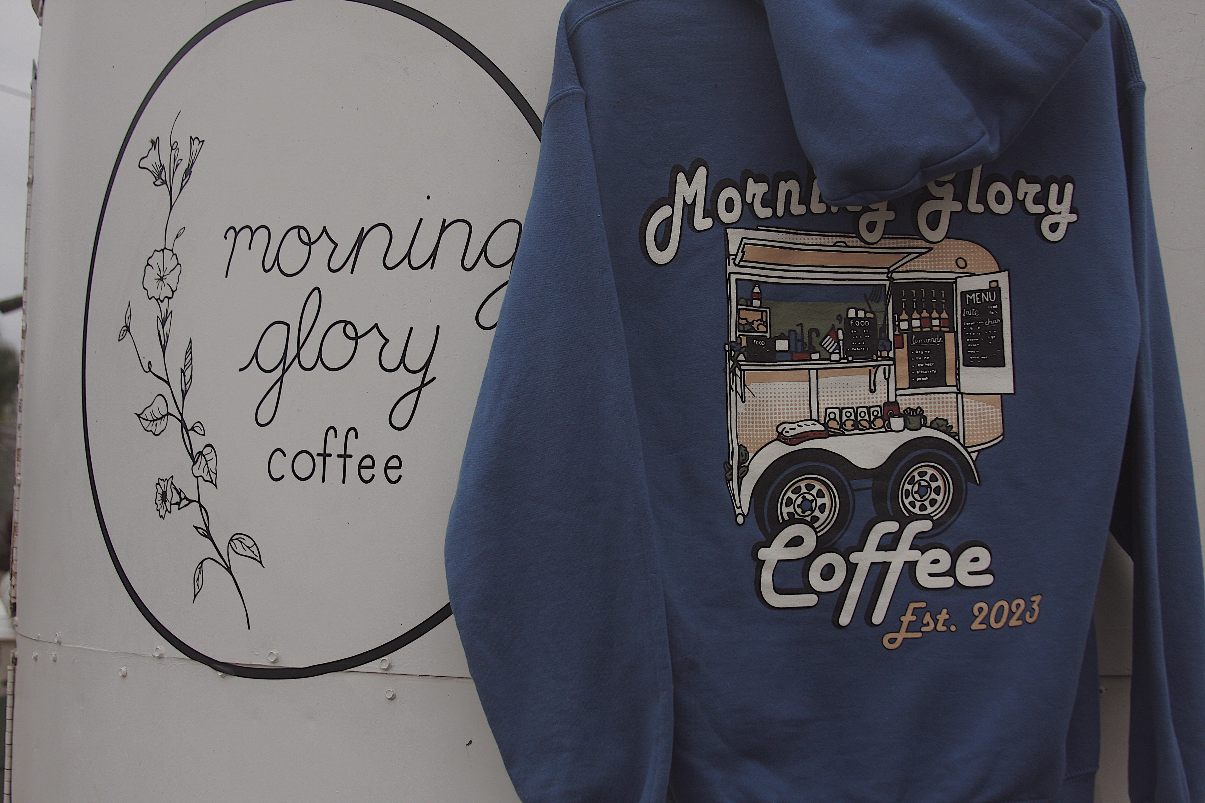 Morning Glory Coffee Cart Sweatshirt