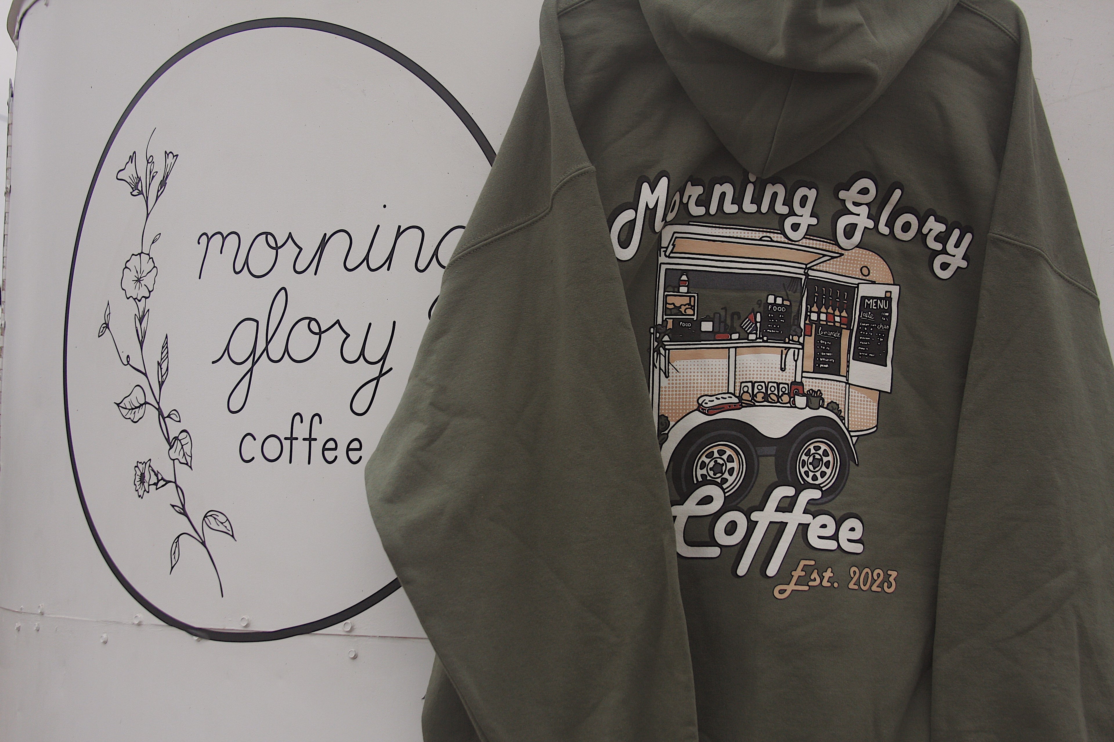 Morning Glory Coffee Cart Sweatshirt