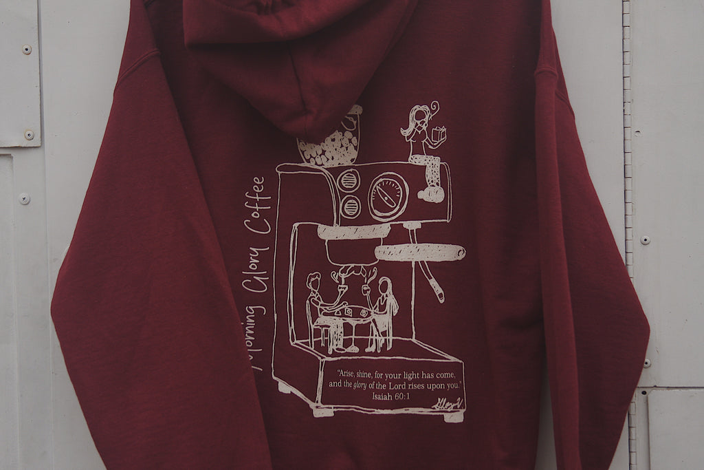 Glory's Espresso Artwork Hoodie