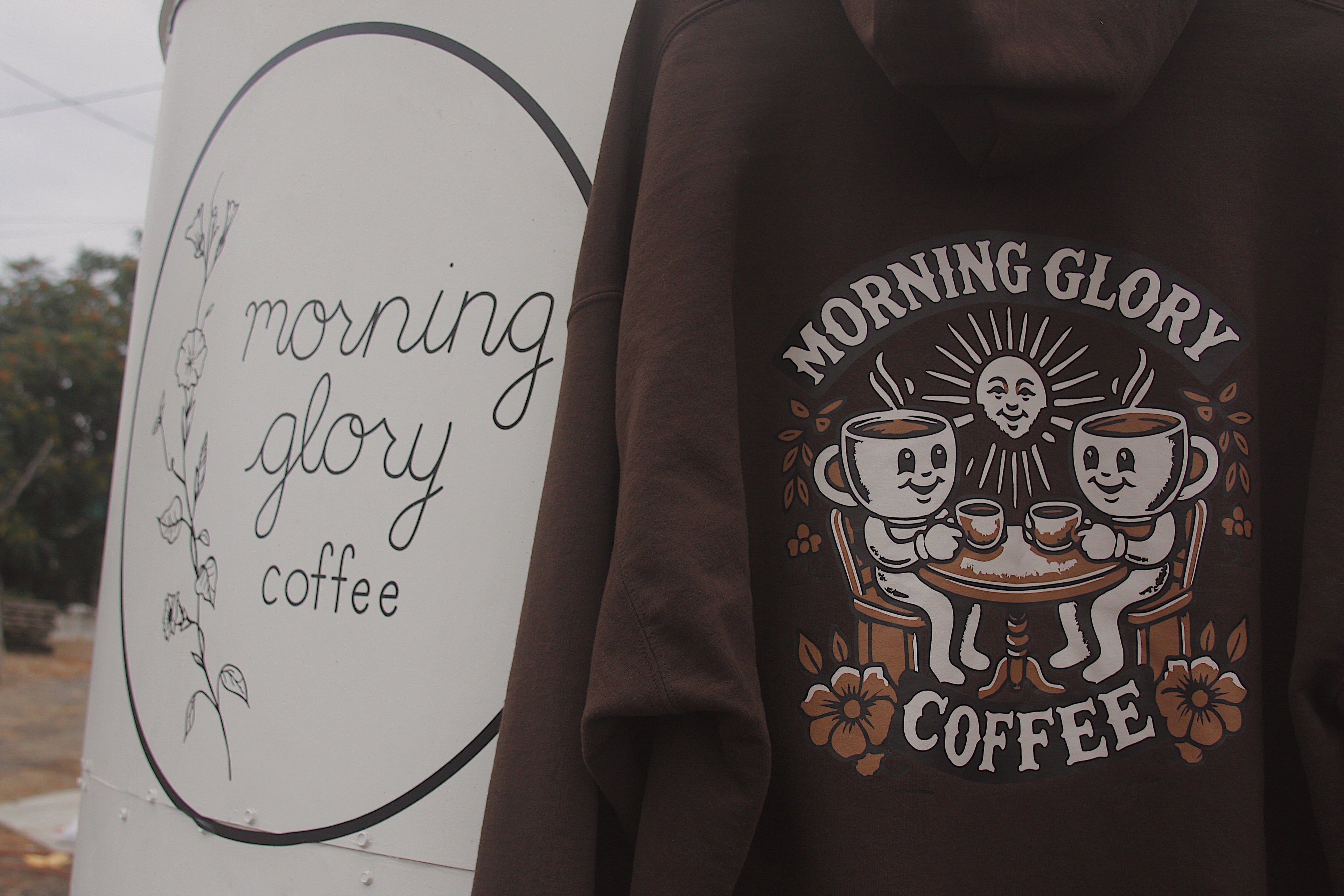 Morning Glory Coffee Sweatshirt
